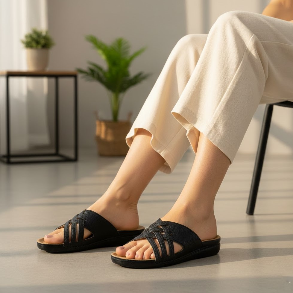 خرید آنلاین دمپایی زنانه آوین مدل 81 new کد 01